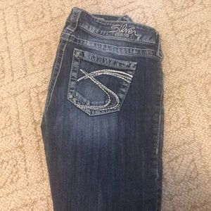 Tuesday boot cut silver jeans